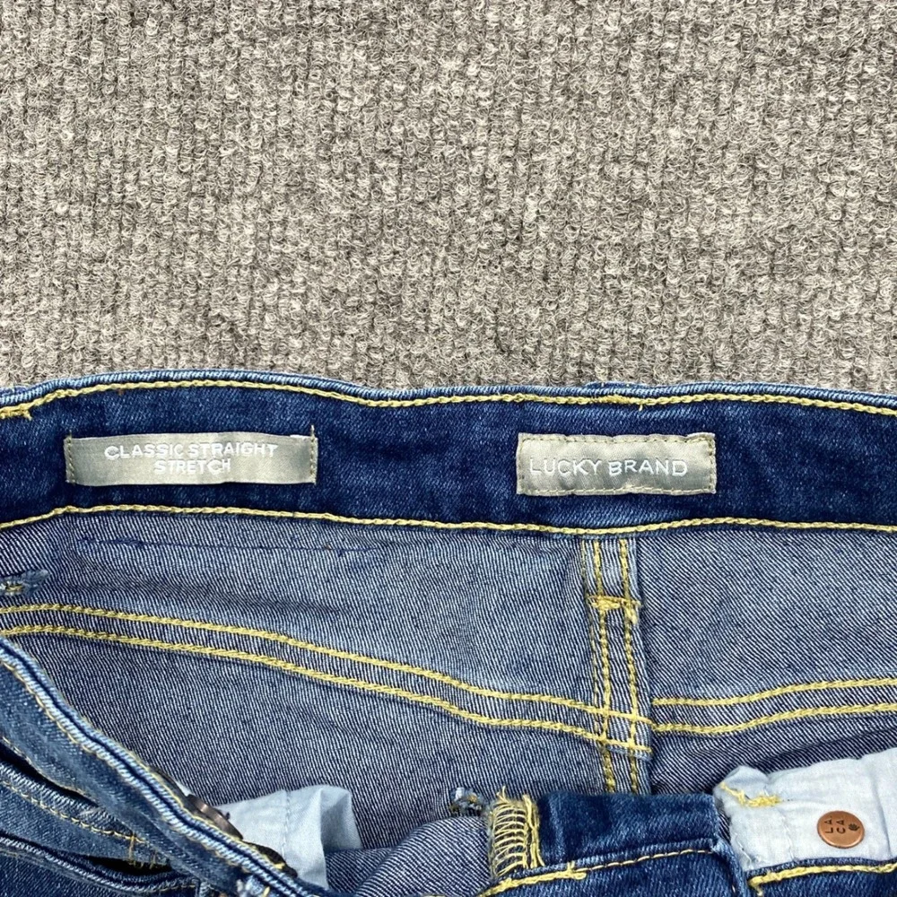 Lucky Brand Denim Shorts Boys 12 Blue Classic Straight‎ Stretch Casual Summer